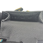 Hermes Tadelakt Mini Kelly Twilly Bag Charm Black HERMES