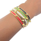 Hermes Athena Brown Gold Leather Bracelet HERMES