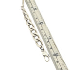Gucci Silver Green Enamel Logo Bracelet GUCCI
