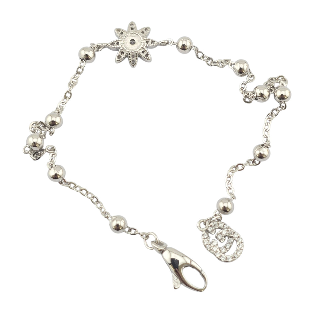 GUCCI Flora Sterling Silver Bracelet GUCCI