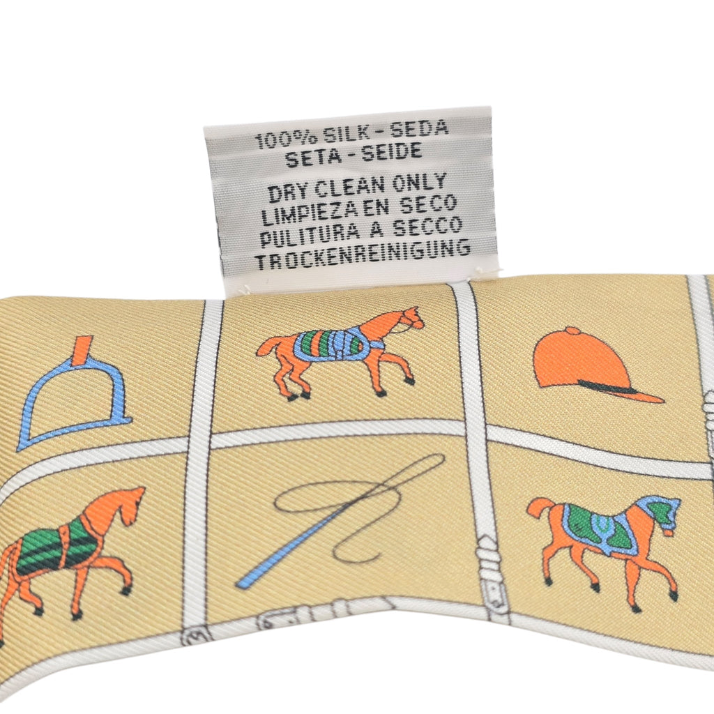 Hermes Silk Couvertures Et Tenues Twilly Mordore White Blue HERMES