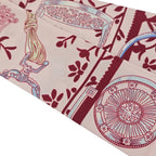 Hermes Silk Twilly Etriers Remix Pink HERMES