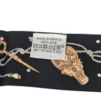 Hermes Silk Les Cles a Pois Twilly HERMES