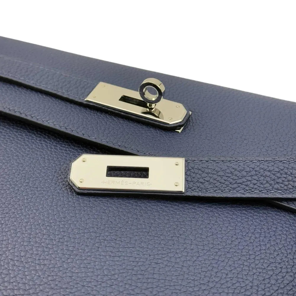 Hermes Kelly Depeches 25 Bleu Saphir Togo PHW