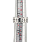 Christian Dior CD Crystal Silver Ring