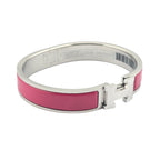 Hermes Clic H Bracelet Pink Palladium GM