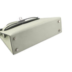 Hermes Mini Kelly II Vert Fizz Chevre Palladium Hardware