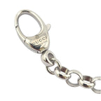 GUCCI GG Trademark Sterling Silver Charm Bracelet GUCCI