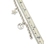 GUCCI Trademark GG Sterling Silver Charm Bracelet GUCCI