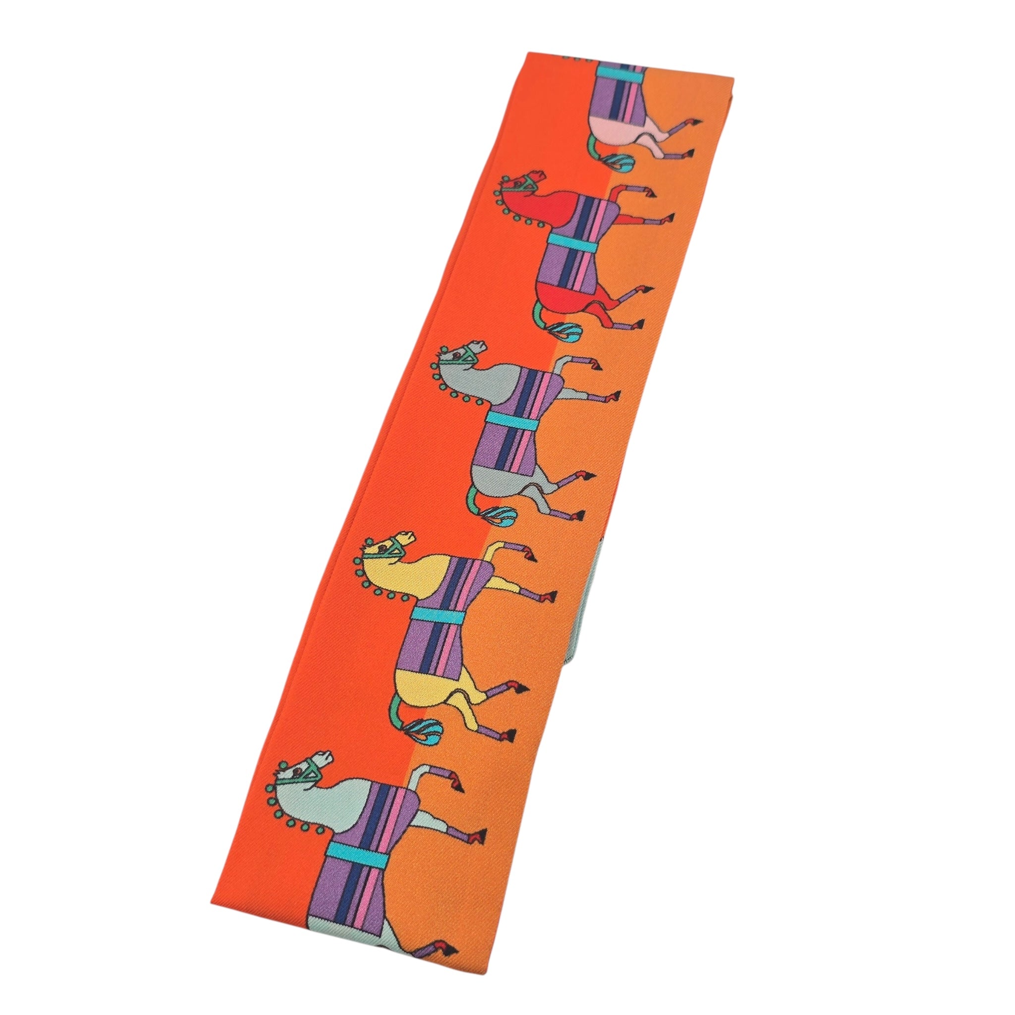 Hermes Silk Racobar Twilly HERMES