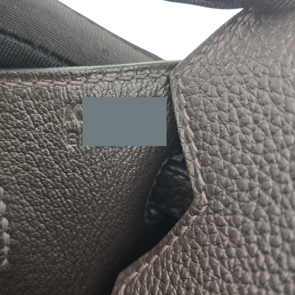Hermes Birkin 25 Ebene Togo Gold Hardware HERMES