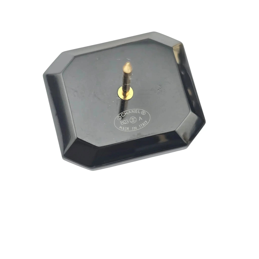Chanel CC No 5 3 Black Gold Brooch 2023 CHANEL