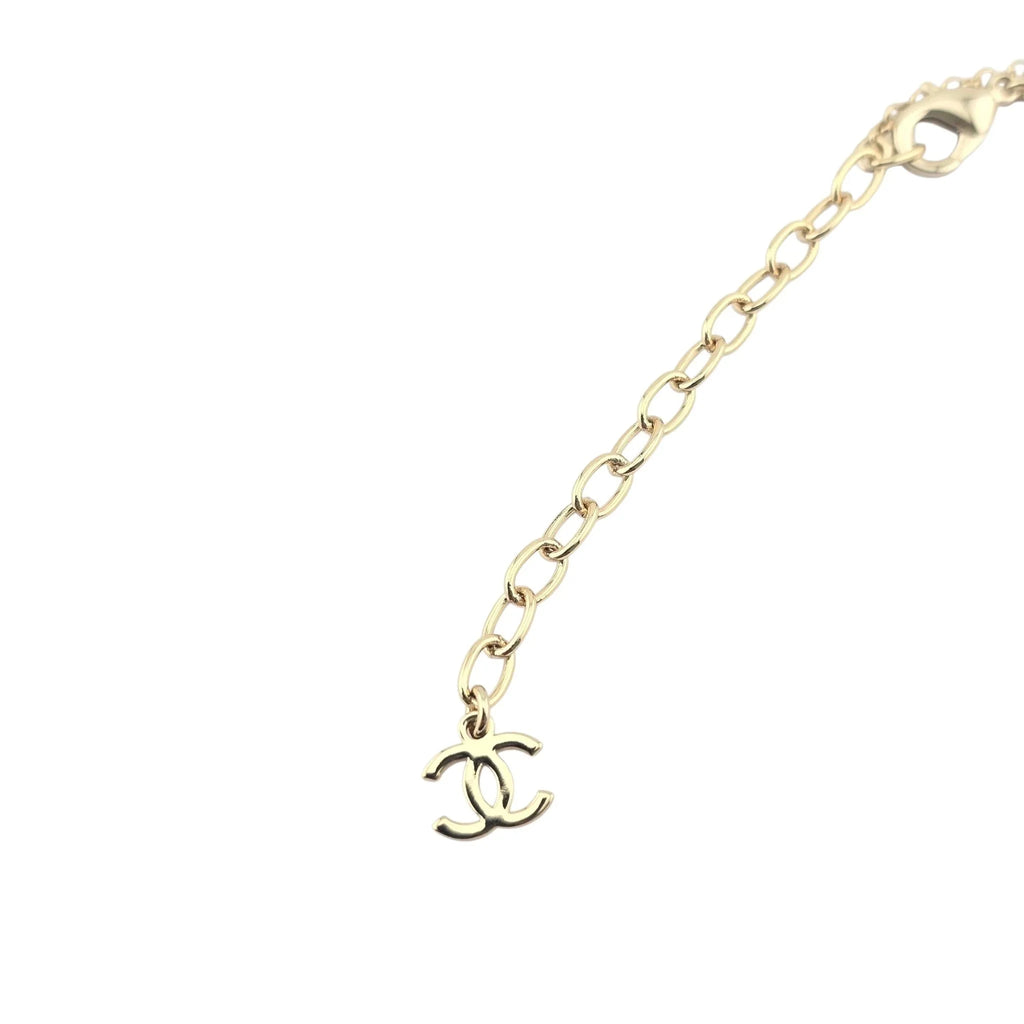 Chanel CC Deer Pendant Gold Necklace 2025 CHANEL