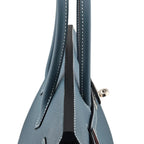 Hermes Birkin 25 Bleu Jean Epsom PHW Bag HERMES