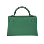 Hermes Mini Kelly II Epsom Vert Vertigo Gold Hardware Bag HERMES