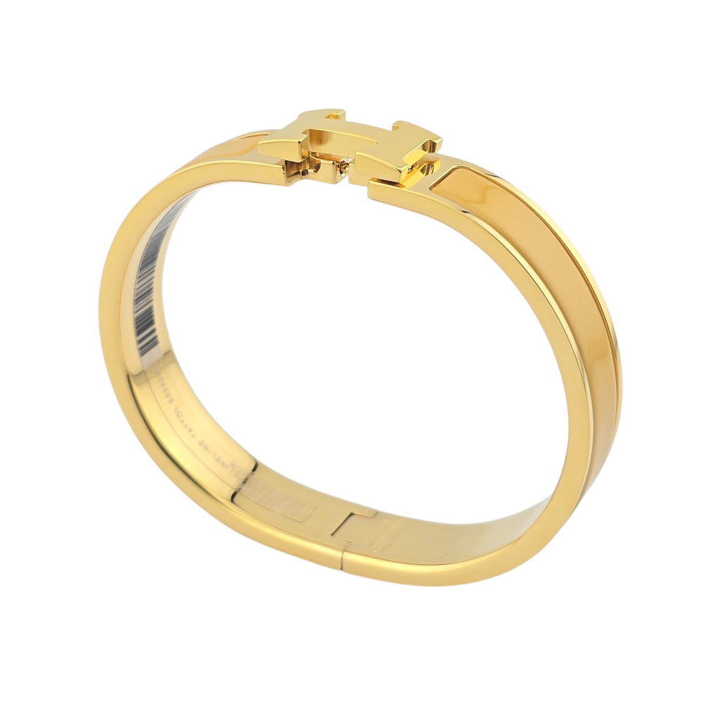 Hermes Clic H Bracelet Yellow Gold GM