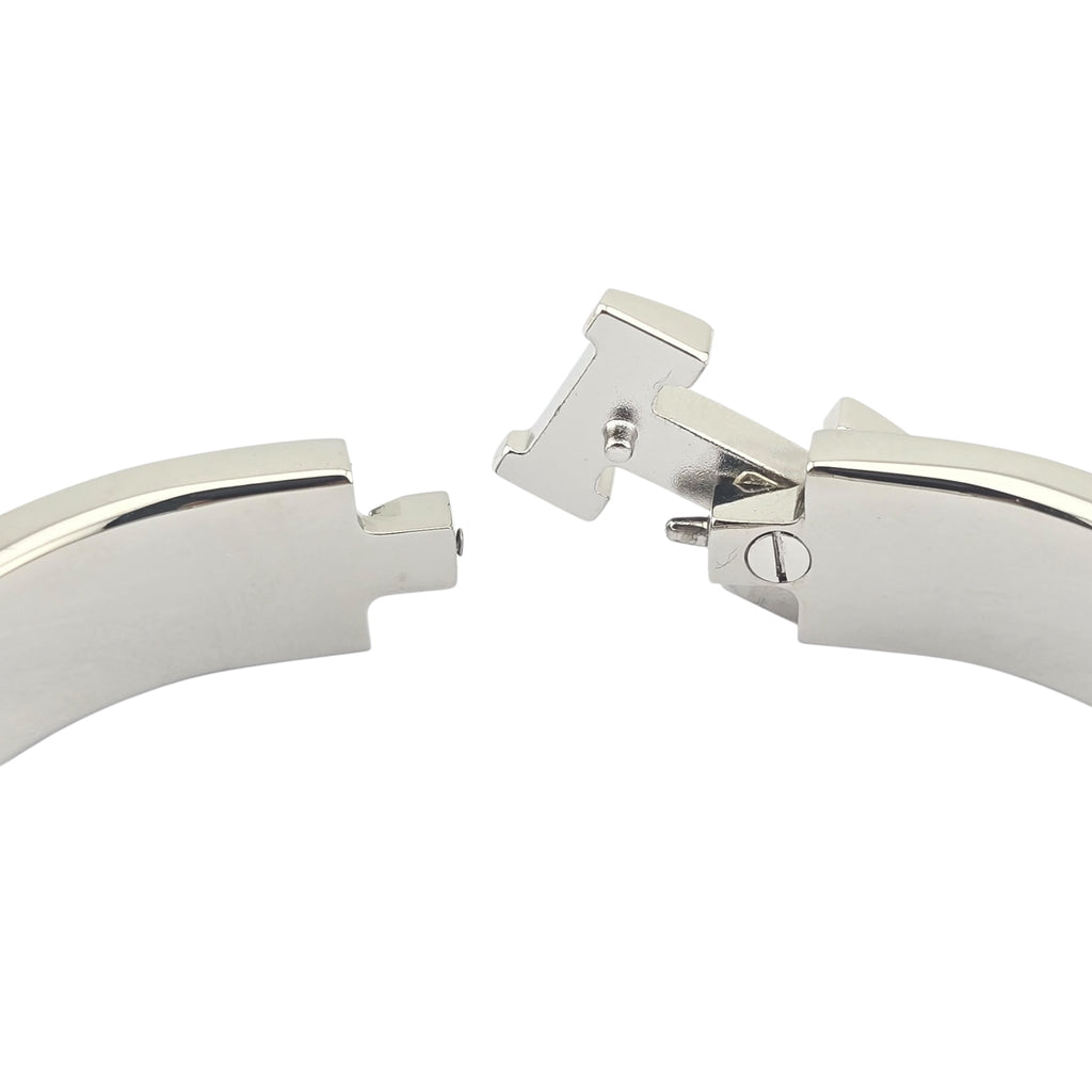 Hermes Clic H Bracelet Pink Palladium GM