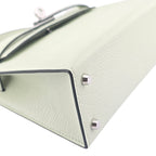 Hermes Mini Kelly II Vert Fizz Chevre Palladium Hardware