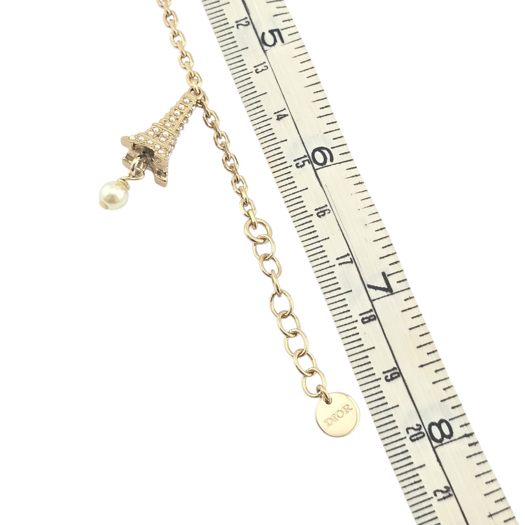 Christian Dior CD Plan De Paris Gold Bracelet