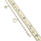 GUCCI GG Trademark Sterling Silver Charm Bracelet GUCCI