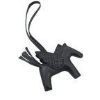 Hermès Rodeo Pegase So Noir Black  Leather and Alligator Touch PM Charm Bag HERMES