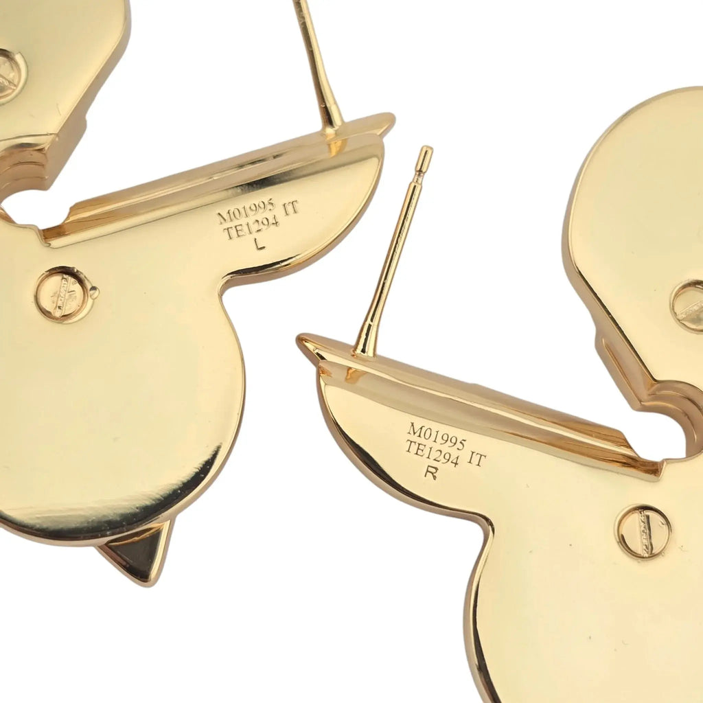 Louis Vuitton LV Medaillon Gold Earrings LOUIS VUITTON