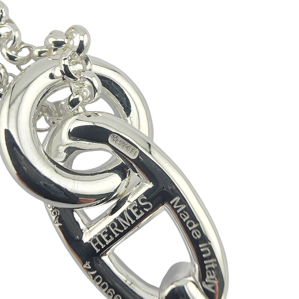 Hermes Chaine d'Ancre Enchainee Pendant Large Model