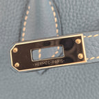Hermes Birkin 25 Bleu Jean Togo PHW HERMES