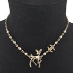 Chanel CC Deer Gold Choker Necklace 2025 CHANEL