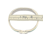 Hermes Clic H Bracelet Enamel Lagon Blue Palladium GM