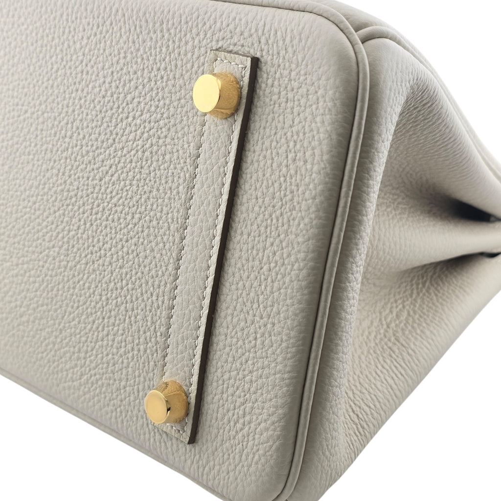 Hermes Birkin 25 Craie Togo GHW