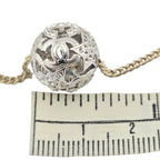 Chanel CC Ball Pendant Gold Necklace 2025 CHANEL