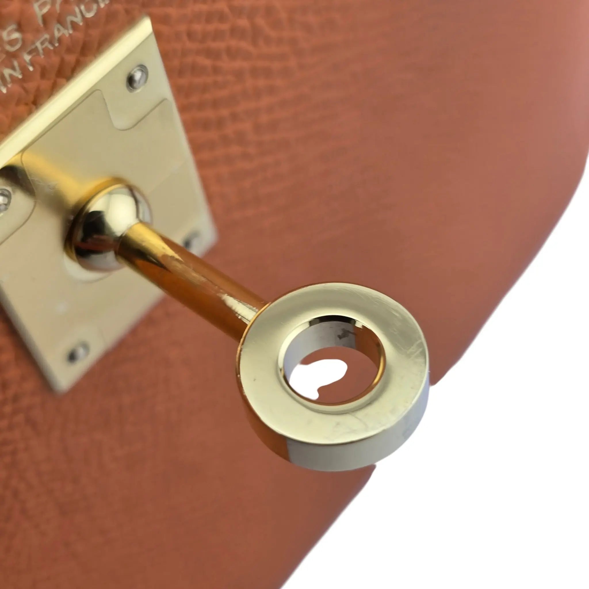 Hermes Mini Kelly II Epsom Orange Gold Hardware Bag HERMES