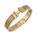 Hermes Clic H Bracelet Glitter Gold GM