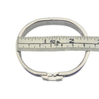 Hermes Clic H Bracelet Purple Lilas Palladium GM