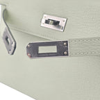 Hermes Mini Kelly II Vert Fizz Chevre Palladium Hardware