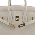 Hermes Birkin 25 Craie Togo GHW