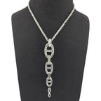 Hermes Chaine d'Ancre Enchainee Pendant Necklace, Very Large Model HERMES