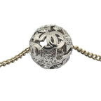 Chanel CC Ball Pendant Gold Necklace 2025 CHANEL