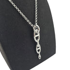 Hermes Chaine d'Ancre Enchainee Pendant Large Model