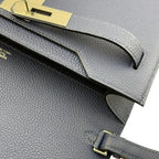 Hermes Kelly Depeches 25 Bleu Saphir Togo PHW