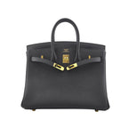 Hermes Birkin 25 Noir Togo GHW #W 2024 Bag HERMES