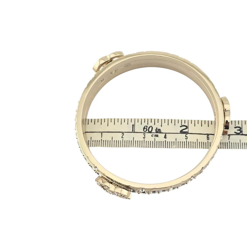 Chanel CC Cuff Bangle Gold Set S 2025 CHANEL