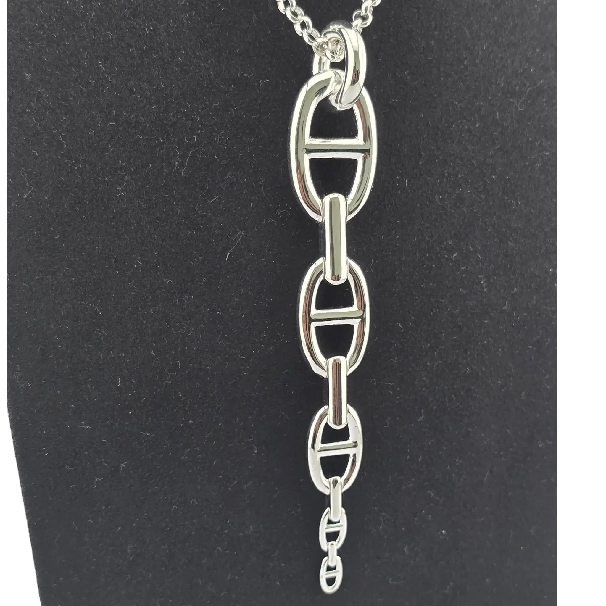Hermes Chaine d'Ancre Enchainee Pendant Necklace, Very Large Model HERMES