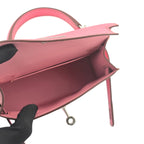 Hermes Mini Kelly II Epsom 5P Bubblegum Pink Palladium Hardware