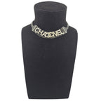 Chanel CC Black Crystal Choker Necklace 2020 CHANEL