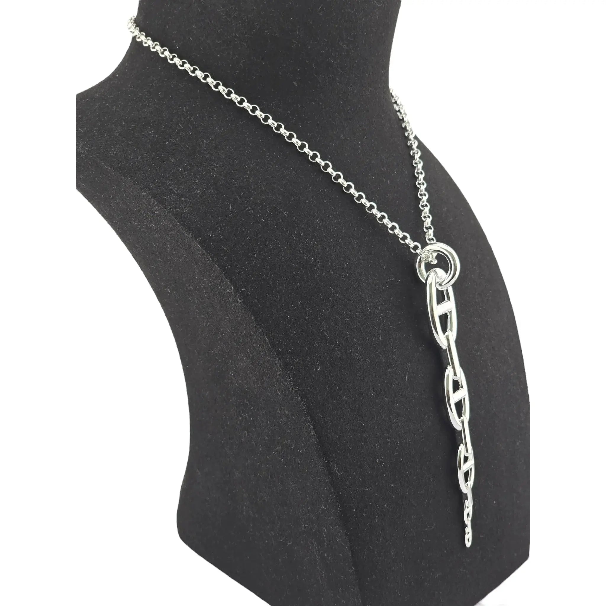Hermes Chaine d'Ancre Enchainee Pendant Necklace, Very Large Model HERMES