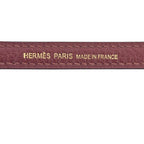 Hermes Mini Kelly II Sellier Rouge H Chèvre Gold