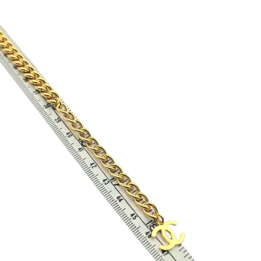 Chanel 2023 CC Transparent Pendant Necklace SS23 CHANEL