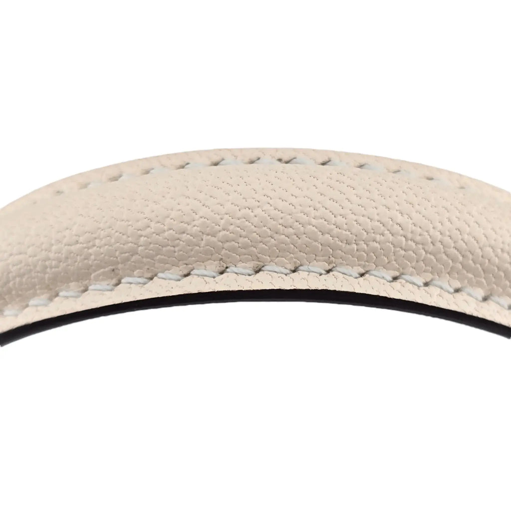 Hermes Chevre Mysore Horseshoe Mini Kelly Sellier 20 Bleu Brume Nata Bag HERMES